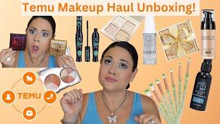 Temu Makeup Haul! Unboxing W/ Prices! You Won't Believe This! Knockoffs That Look Real!