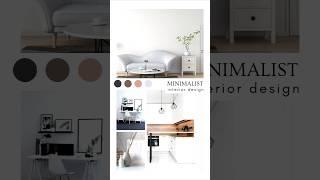 Minimalist Interior Design #interiordesign #furniture #design #interior #interiorstyle