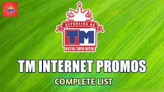 TM Internet Promos - Complete List (2020)