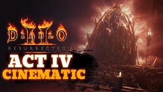 Diablo 2: Resurrected Act 4 Prologue Cinematic 4K/60 FPS