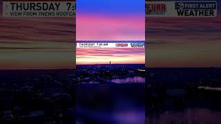 Timelapse of a stunning sunrise over Washington, D.C.