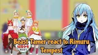 Beast tamer react to Rimuru tempest || Gacha reaction || That Time I Got Reincarnated as a Slime