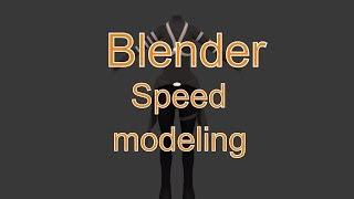 Одежда в Blender (для MMD) [Наряд Воина Хаоса] Часть 1 | Speed modeling | х8