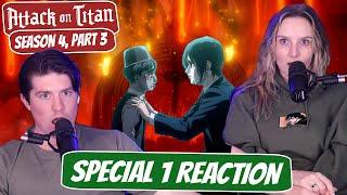 EREN MOVES FORWARD | Attack on Titan Final Season Newlyweds Reaction | Season 4, Part 3, Special 1