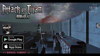 Attack On Titan 3D (Ep.2) Android Anime Games ( Attack On Conquer ) Gameplay | Walkthrough (DEMO)