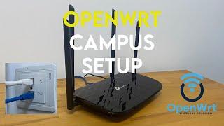 OpenWRT installation and config (dot1x)