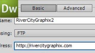 Dreamweaver Tutorial: Define a Site and Set Up a Server Connection -HD-