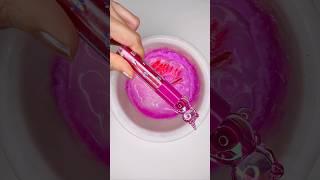 Cute Unicorn  Lip Gloss into Slime! #satisfying #makeupslime #lipgloss #viral #shortvideo #shorts