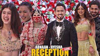 Ayesha - Adnaan Wedding Reception | LIVE | Arbaz Patel, Akanksha Puri, Aashika Bhatia, Riva Arora