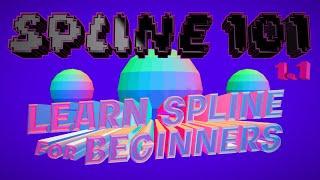 LEARN SPLINE : 101 - LESSON 1 - Intro to Basics: 3D Geometry, Modeling & Controls for BEGINNERS