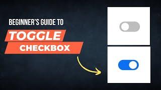 18 - How to make custom checkbox toggle button without using JavaScript - CSS Custom Checkbox