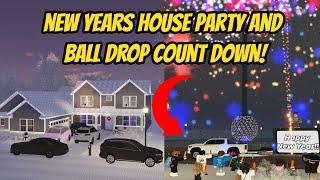 Greenville, Wisc Roblox l Realistic Family New Years House PARTY Celebration - Ball Drop!