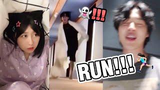 She ran to Jimin and house  Lol #bts