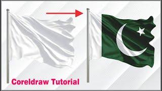 Mockup Tutorial For Beginners | How to Create Flag Mockup in CorelDraw | CorelwaliSarkar