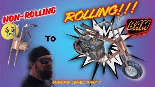 Minibike series part 1, Hot Rod minibike revival project.
