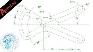 Autocad 2d drawing | autocad 2d practice | autocad drawing tutorial | autocad exercise #autocad