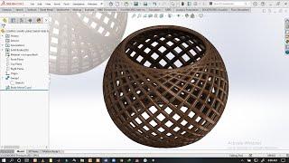 Complex Geometry using sweep and Body -Move/copy command using Solidworks