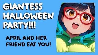 Halloween Party in my Stomach!  [F4A] [Vore ASMR] [Stomach Sounds] [Eating Sounds] [Stomping]