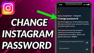 How To Change Instagram Password 2024