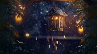 8 HOURS Wind Chimes and Rain – Sleep Music - Soothing Music for Insomnia and Stress relief No Ads