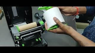 TSC BARCODE PRINTER I  TSC BARCODE PRINTER UNBOXING & BARCODE ROLL & WALL CARBON INSTALLATION