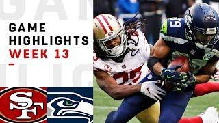 49ers vs. Seahawks Week 13 Highlights | NFL 2018