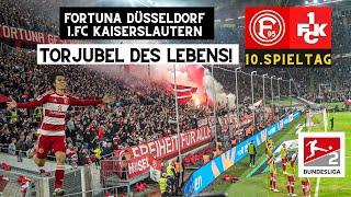 Aus 0:3 macht 4:3! Torjubel des Lebens!( Fortuna Düsseldorf - 1.FC Kaiserslautern 4:3) 21.10.2023