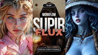 AMAZING AI Art With FLUX SUPIR Workflow - Flux ai ComfyUI