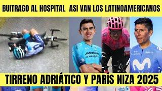 Santiago Buitrago TEJADA   Carapaz Nairo Quintana Aular PARÍS NIZA Y TIRRENO ADRIÁTICO ASI VAN