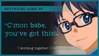 Boyfriend helps break your art block (ASMR RP M4A)  [working together] [encouragement]