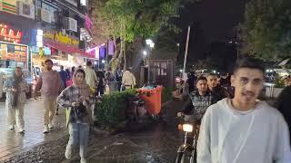 What western media won't show you? Rasht IRAN  | Rainy Night walk |