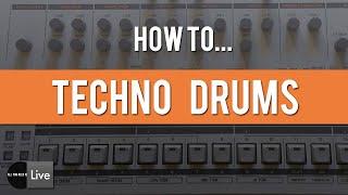 How to Make Techno Drum Groove / Pattern [ Ableton Techno Tutorial ]