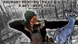 Archery Hunting the PA BIG WOODS | A Day I won't Forget 10.25.2024