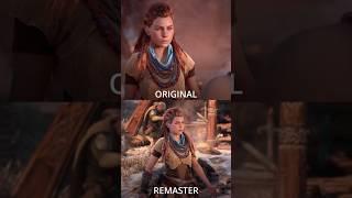 Horizon Zero Dawn Original vs Remastered Comparison #Shorts