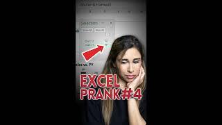 WHERE Did MY CHARTS GO?! Excel Prank Part 4 #shorts