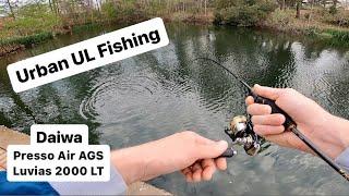 Urban Micro Bass Fishing with JDM Super Ultralight Rod #ultralightfishing #bassfishing