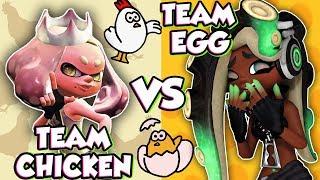 ABM: Chicken Vs Egg !! Splatoon 2 Splatfest Gameplay Match !! HD