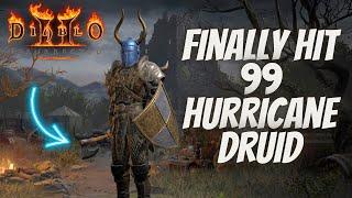 Hit Level 99 on the HURRICANE Druid! Diablo 2 Resurrected