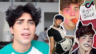 reacting to my CRINGIEST tiktok phase