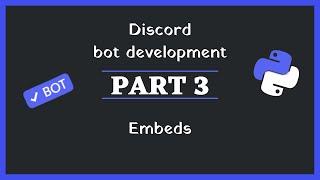 How to make custom embeds with pycord || Discord bot development