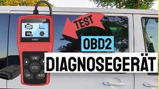 Ein günstiges  OBD2 Diagnosegerät im Test. Fehlerspeicher am Auto auslesen und löschen.