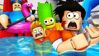 ENFERMER DANS LE PARC AQUATIQUE DE BARRY'S DANS ROBLOX (WATERPARK BARRY'S PRISON RUN)