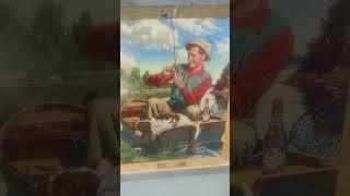 Such A Great Old Advertisement! #falstaff #old #beer #fishing #advertisement #fun #like #subscribe