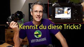 Sony Kamera Menü  diese Tricks MUSST du kennen! Meine persönlichen Tipps!