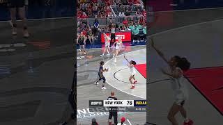Sydney Colson Uses Ball Fake & Hits Second 3-Pointer vs. Liberty  