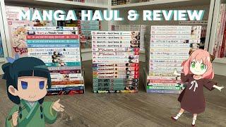 an overdue manga haul & review (50+ volumes)!!