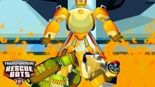 Transformers: Rescue Bots | Fire Rescue! | Cartoons for Kids | Transformers Junior