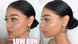 QUICK SLEEK LOW BUN TUTORIAL | Blissfulbrii