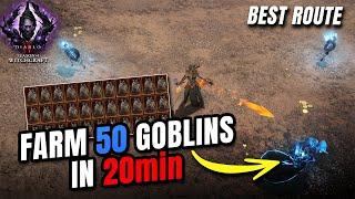 Farm 50 Goblins in 20min - Best Route Diablo 4