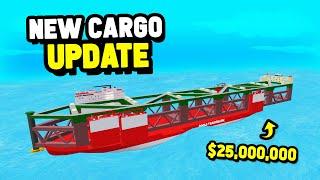 New OVERSIZED CARGO UPDATE in Roblox Shipping Lanes